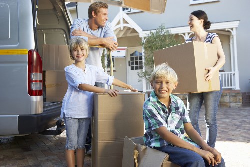 A man with van assisting a small move in southwest London